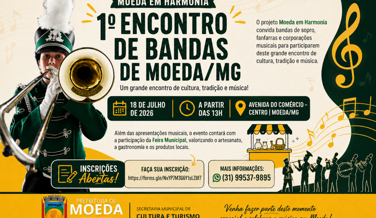 Encontro de bandas em Moeda